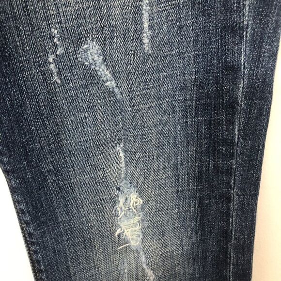 Awesome Express Distressed Eva Boot Leg Jeans size 2! - Picture 4 of 16